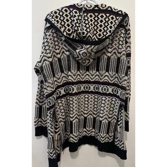 La Hearts Cardigan Sweater Size XS/S Runs Big See Measurements Chunky Cozy - Picture 2 of 9